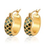 color: A Round Blue Rhinestone -7