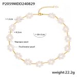 color: P2059-Freshwater Pearl Necklace