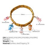 color: SL29G3 Multi-element Bracelet