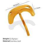 color: FZ09 Gold Hair Stick
