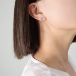 color: F106-Steel Color Earrings