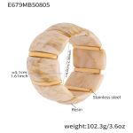 color: E679-Beige Bangle Diameter 60mm