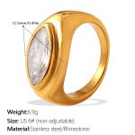 color: JZ154G6 Gold Ring