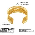 color: Z431-Gold Bangle -Small