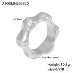 color: A905-Steel Color Ring / size: US 6