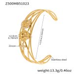 color: Z500-Gold Bangle