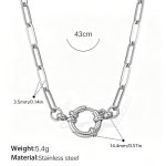 color: XL479S Silver Necklace