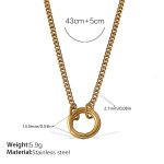 color: XL645G Gold Necklace