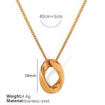 color: XL387G Gold Necklace