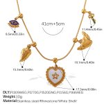 color: XL788G1 Multi-element Necklace