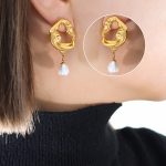 color: F719-Gold Earrings