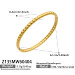 color: Z135-Gold Bangle