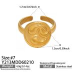 color: Y213-Gold Ring Size 7