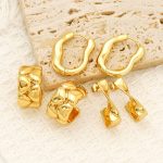 Cold High-Grade Irregular Design Trendy Cool All-Match Stainless Steel Earrings for Women