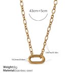 color: XL700G Gold Necklace
