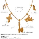 color: XL787CRG10 Multi-element Necklace