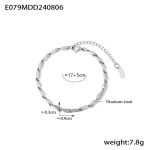 color: TXE079-Steel Color Polished Segment Length 9mm