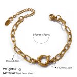 color: SL369G Gold Bracelet