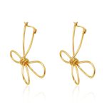 color: Knotted Earrings Gold