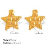 color: EH432G Gold Earrings