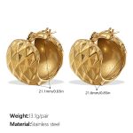 color: EH51G Gold Earrings