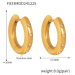 color: F833-Gold Earrings