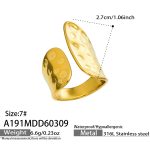 color: A191-Gold Ring Size 7