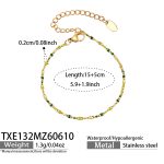 color: TXE132-Gold Bracelet 15+5cm