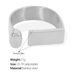 color: JZ42S Silver Ring #7