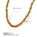 color: XL308 Gold Necklace