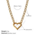 color: XL505G Gold Necklace