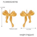color: F134-Gold Earrings