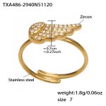 color: TXA486-Gold Ring -Size 7