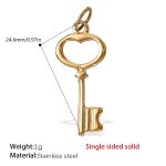 color: PJ243G Single-sided Solid Pendant