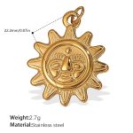color: PJ543G Gold Pendant