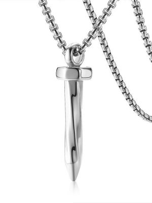 Hip Hop Cool Stainless Steel Necklace Ornament for Men and Women