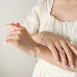 color: E336-Gold Bracelet -15+5cm