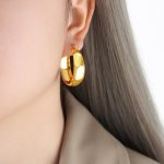 color: F800-Gold Small Earrings