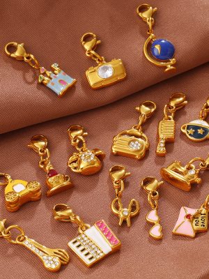 Cute Wild Camera Envelope Multi-Element Lobster Buckle Pendant Non-Fading DIY Accessories
