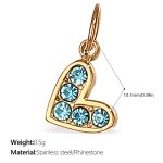 color: PJ407WEG Blue Rhinestone Pendant