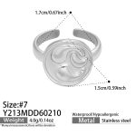 color: Y213-Steel Color Ring Size 7