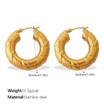 color: EH1260G Gold Earrings