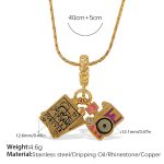 color: PJ853G-XL561G0.8MM Hammered Square Chain
