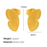 color: EH241 Gold Earrings
