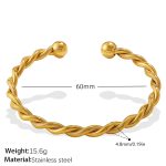 color: SZ314G Gold Bangle