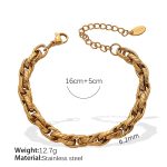 color: SL133G Gold Bracelet