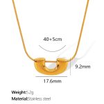 color: XL04 Gold Necklace