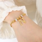 color: E414-Gold Bracelet -N