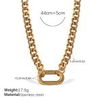 color: XL722G Gold Necklace