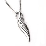 color: Feather + Stainless Steel Chain